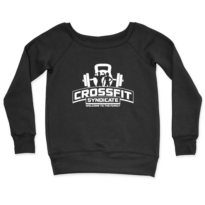 CrossFit Syndicate One Color White Womens - CrewNeck