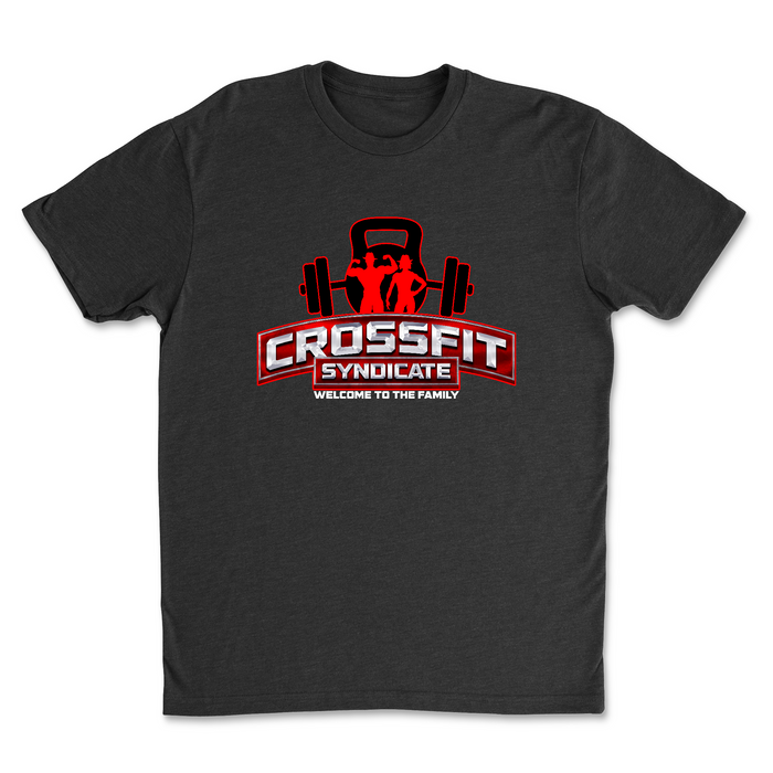 CrossFit Syndicate White Mens - T-Shirt
