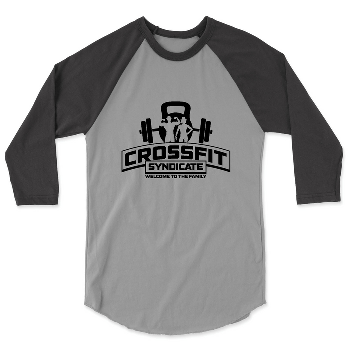 CrossFit Syndicate One Color Mens - 3/4 Sleeve