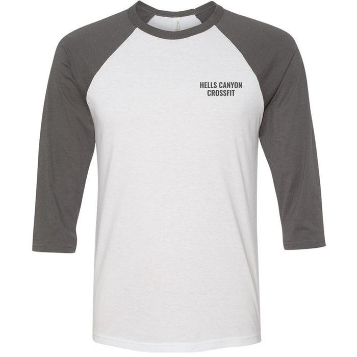 Hells Canyon CrossFit - 202 - Gray - Men's Baseball T-Shirt