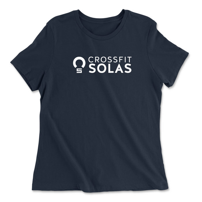 CrossFit Solas One Color (White) Womens - Relaxed Jersey T-Shirt