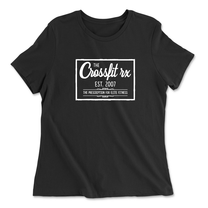 CrossFit RX Old Style (White) Womens - Relaxed Jersey T-Shirt