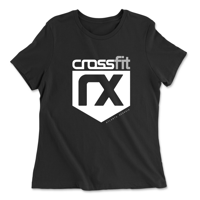 CrossFit RX White Shield Womens - Relaxed Jersey T-Shirt