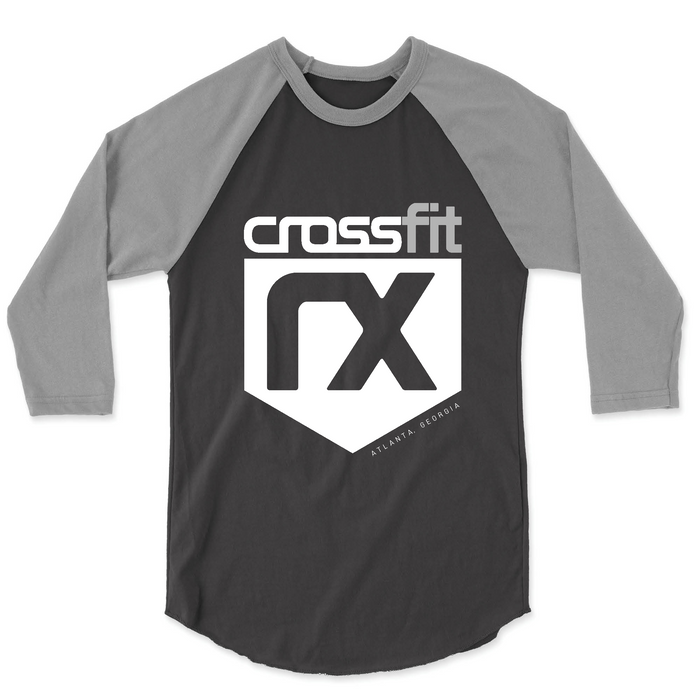 CrossFit RX White Shield Mens - 3/4 Sleeve
