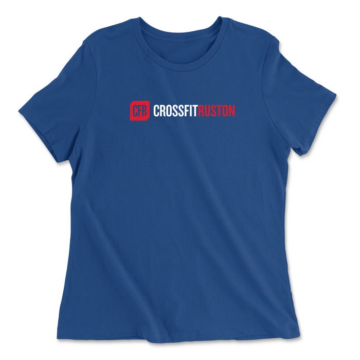 CrossFit Ruston CFR (White) Womens - Relaxed Jersey T-Shirt