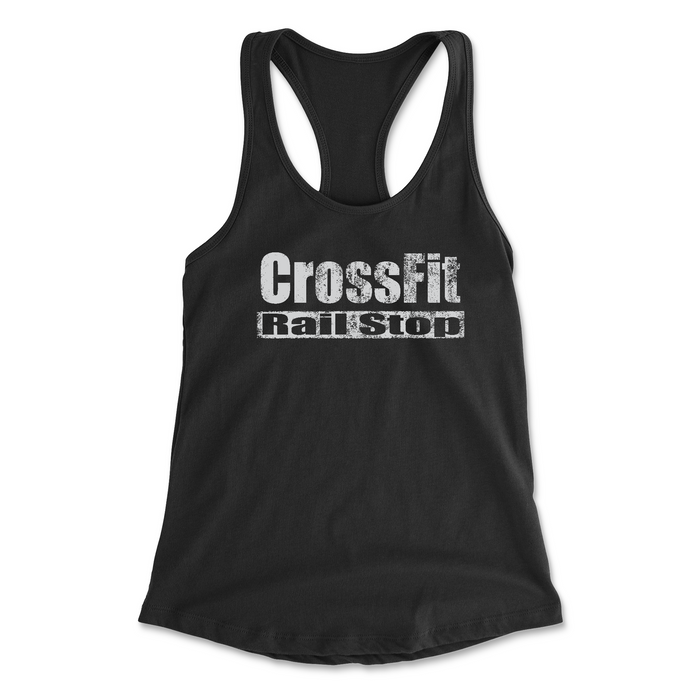 CrossFit Rail Stop Distressed Womens - Tank Top