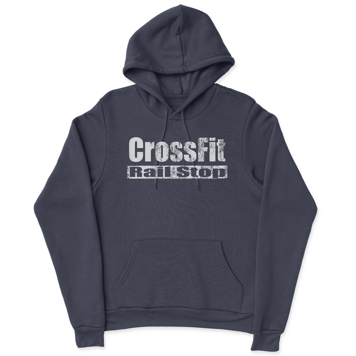 CrossFit Rail Stop Distressed Mens - Hoodie