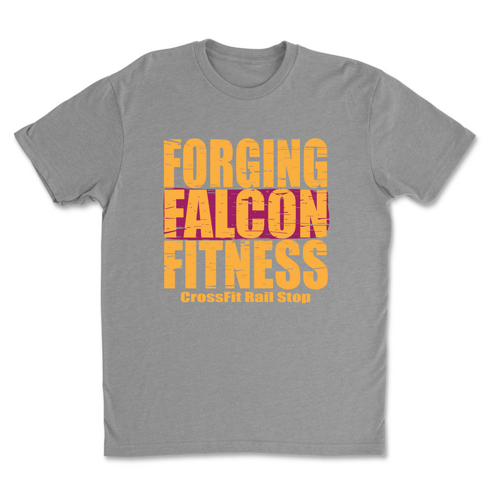 CrossFit Rail Stop Forging Falcon Mens - T-Shirt