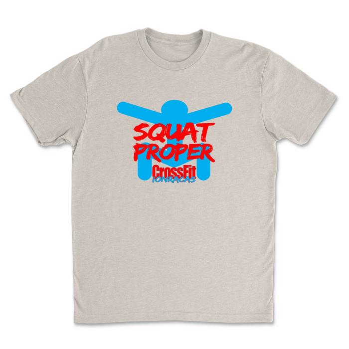 CrossFit Ionracas Squat Proper Mens - T-Shirt