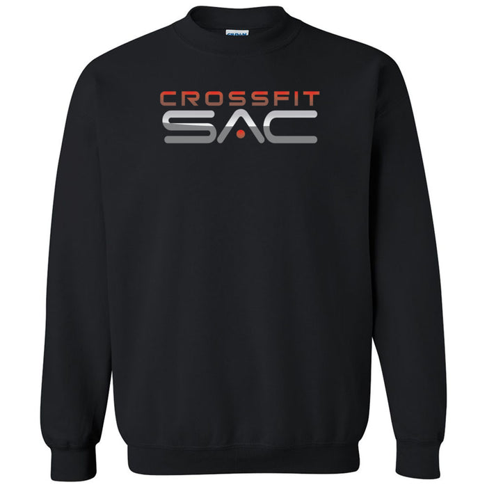 CrossFit SAC - 100 - Red & Silver - Crewneck Sweatshirt
