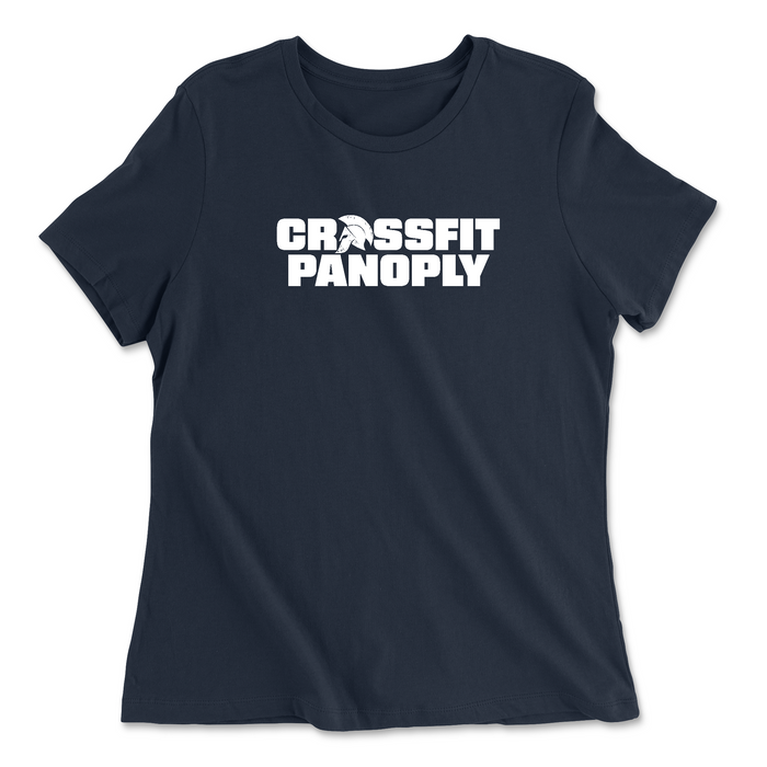 CrossFit Panoply Worn Flag (White) Womens - Relaxed Jersey T-Shirt