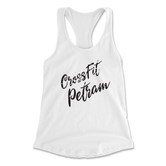 CrossFit Petram Cursive Black Womens - Tank Top