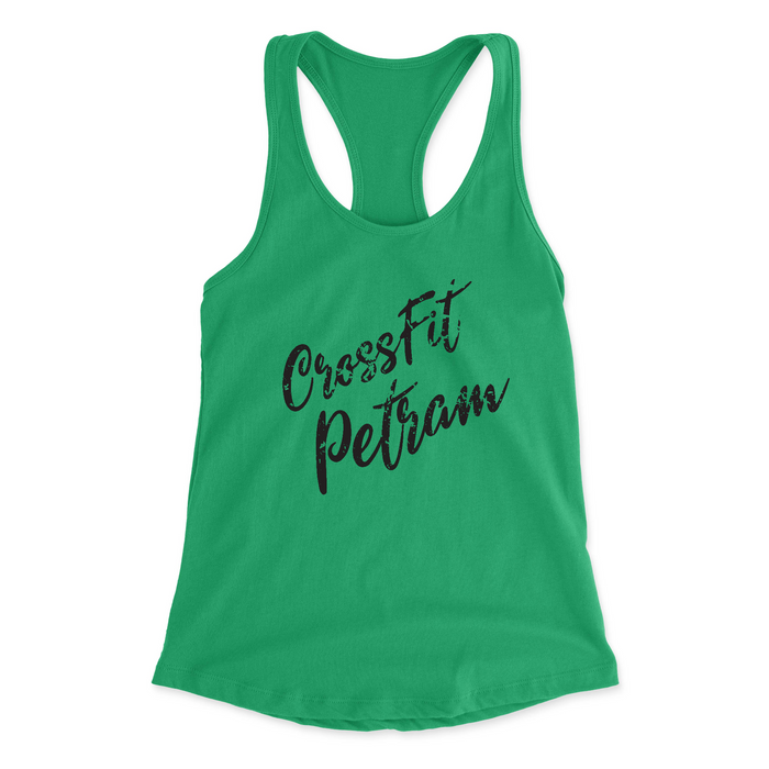 CrossFit Petram Cursive Black Womens - Tank Top