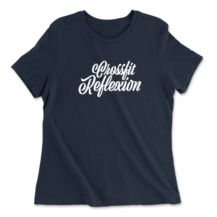 CrossFit Reflexion Script Womens - Relaxed Jersey T-Shirt