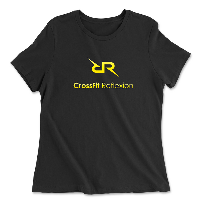 CrossFit Reflexion Yellow Womens - Relaxed Jersey T-Shirt