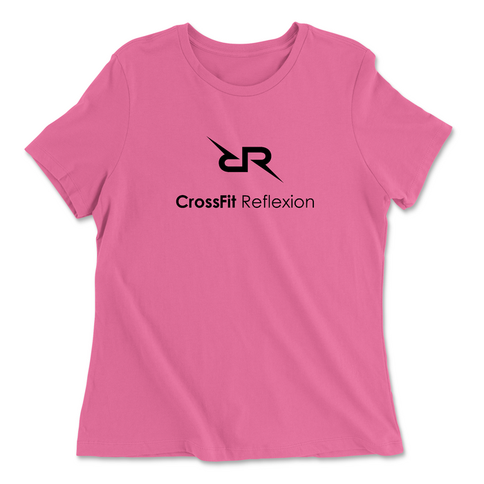 CrossFit Reflexion Standard Black Womens - Relaxed Jersey T-Shirt