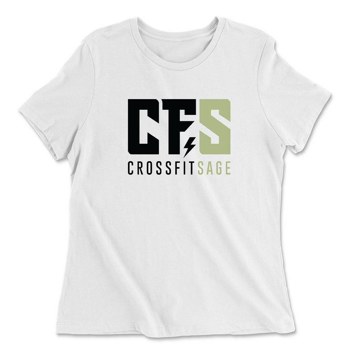 CrossFit Sage Standard Black Womens - Relaxed Jersey T-Shirt