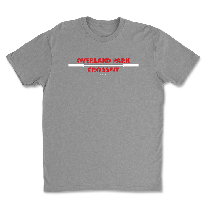 Overland Park CrossFit Barbell Mens - T-Shirt