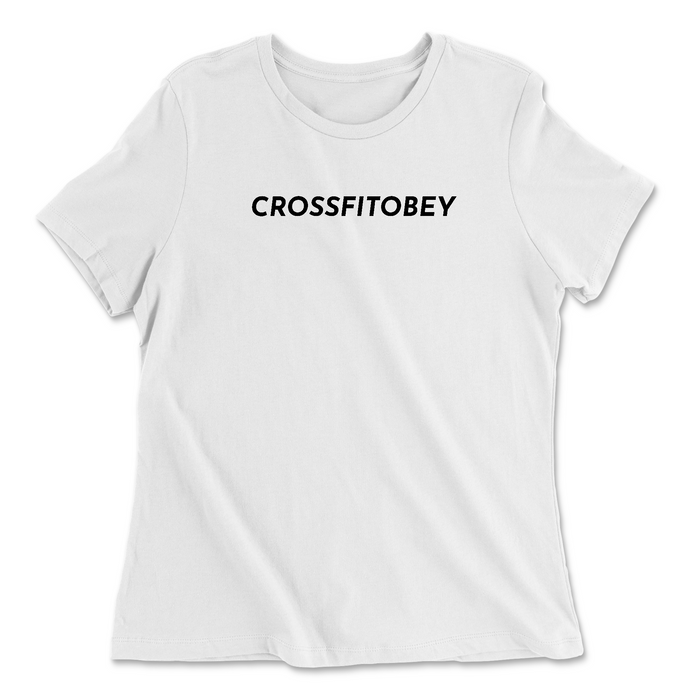 CrossFit Obey Bold Womens - Relaxed Jersey T-Shirt