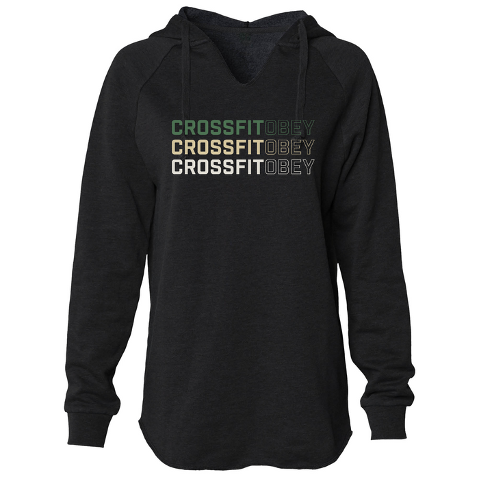 CrossFit Obey Green and Gold Womens - Hoodie