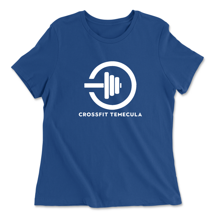 CrossFit Temecula One Color (White) Womens - Relaxed Jersey T-Shirt