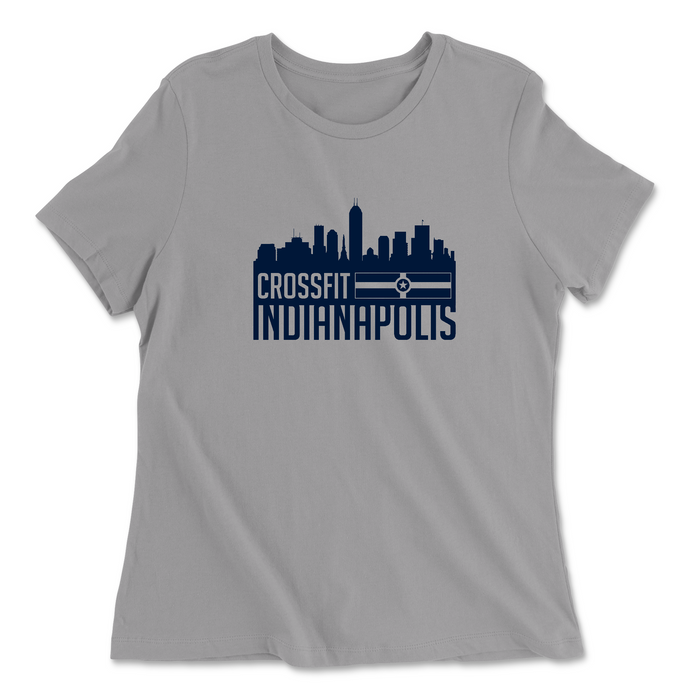 CrossFit Indianapolis Skyline Womens - Relaxed Jersey T-Shirt