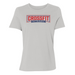 Womens 2X-Large Solid Athletic Grey T-Shirt