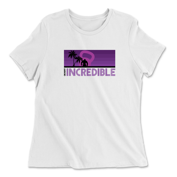 CrossFit Incredible Purple Womens - Relaxed Jersey T-Shirt
