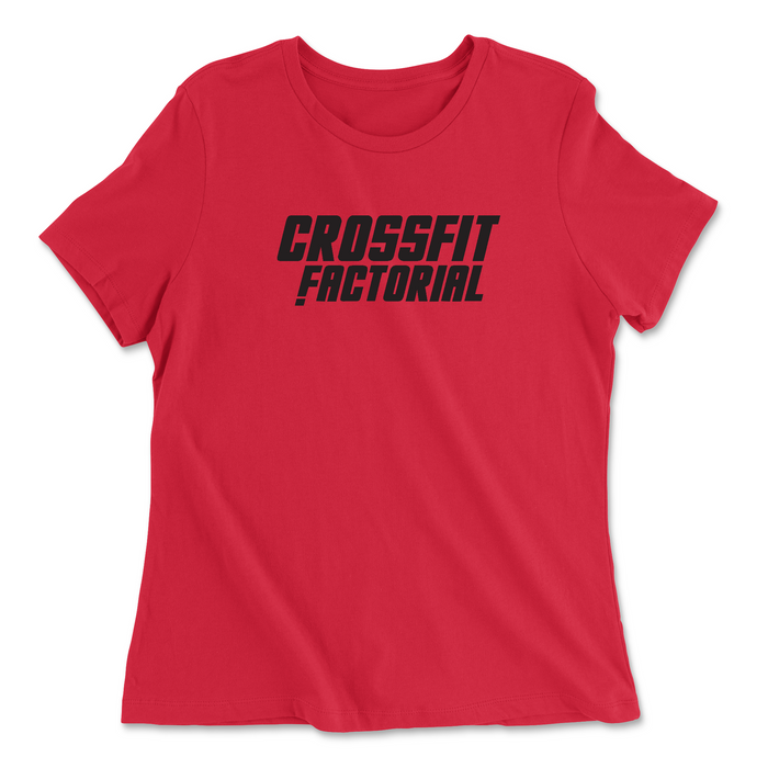 CrossFit Factorial One Color Womens - Relaxed Jersey T-Shirt