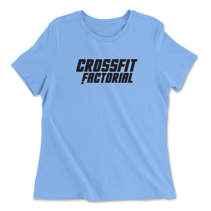 CrossFit Factorial One Color Womens - Relaxed Jersey T-Shirt