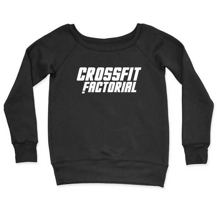 CrossFit Factorial One Color White Womens - CrewNeck