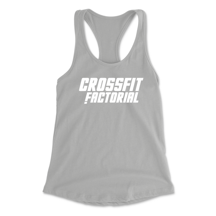 CrossFit Factorial One Color White Womens - Tank Top