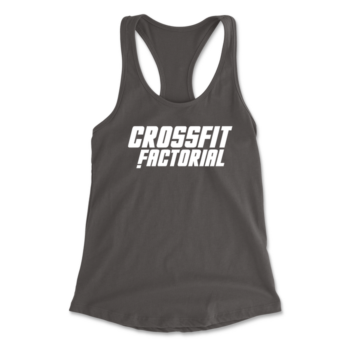 CrossFit Factorial One Color White Womens - Tank Top