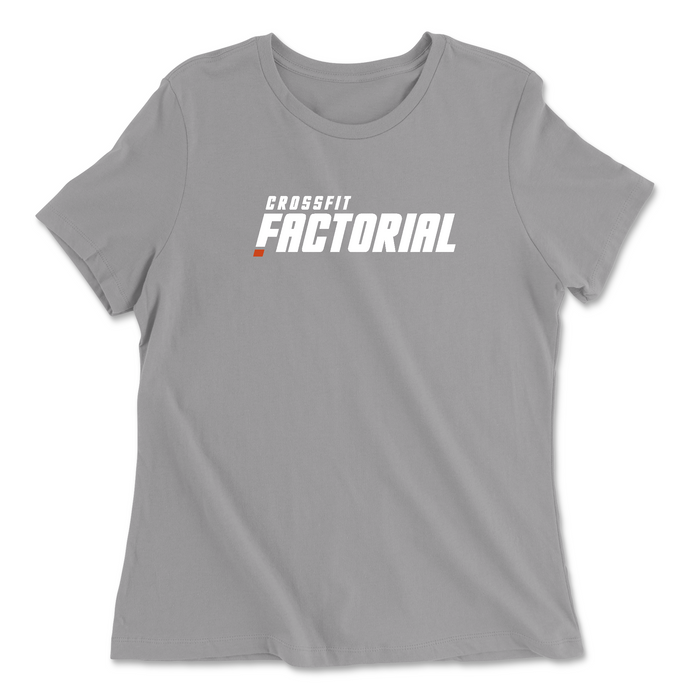 CrossFit Factorial Standard Womens - Relaxed Jersey T-Shirt