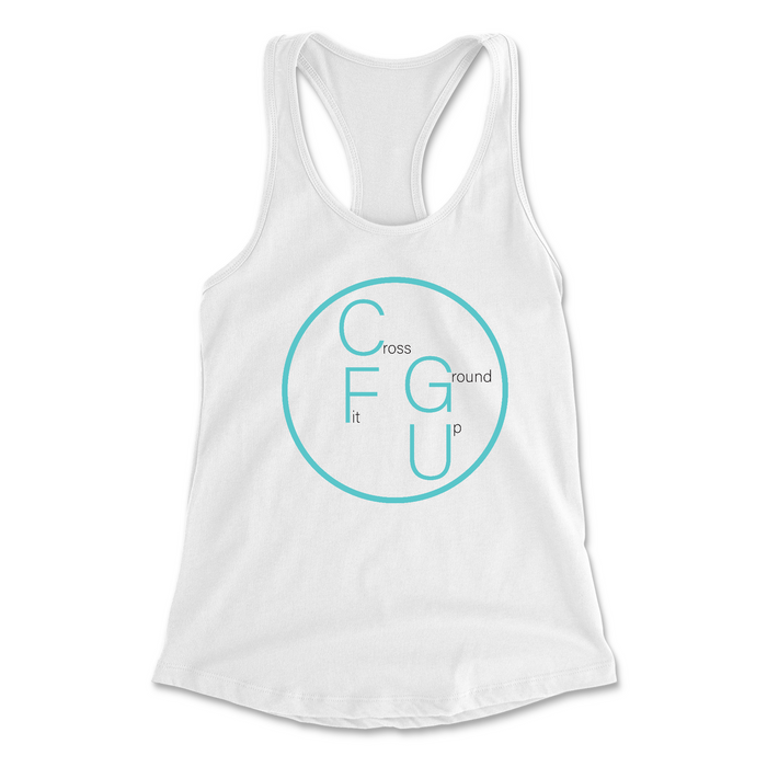 CrossFit Ground Up Circle (Blue) Womens - Tank Top