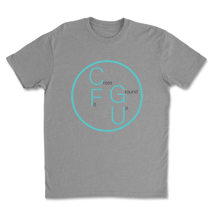 CrossFit Ground Up Circle (Blue) Mens - T-Shirt