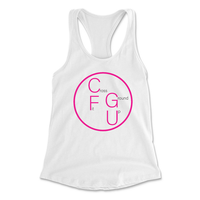 CrossFit Ground Up Circle (Pink) Womens - Tank Top