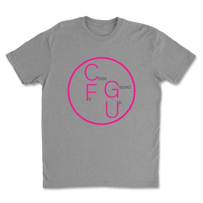 CrossFit Ground Up Circle (Pink) Mens - T-Shirt