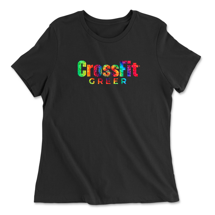 CrossFit Greer Tie Dye Womens - Relaxed Jersey T-Shirt