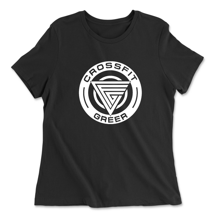 CrossFit Greer Round (White) Womens - Relaxed Jersey T-Shirt