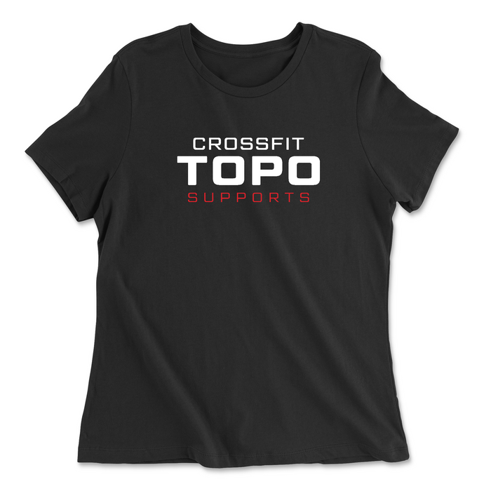 CrossFit Topo Veteran Womens - Relaxed Jersey T-Shirt