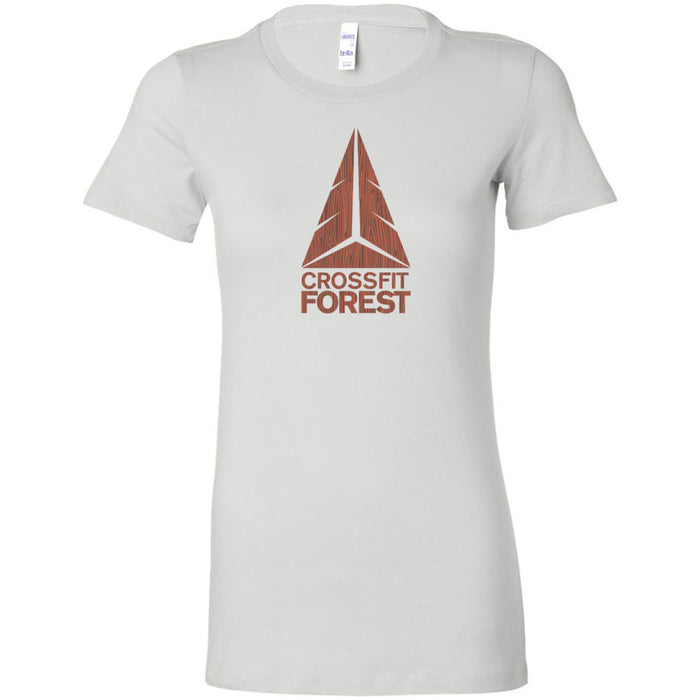 CrossFit Forest - 100 - Wood Grain - Women's T-Shirt