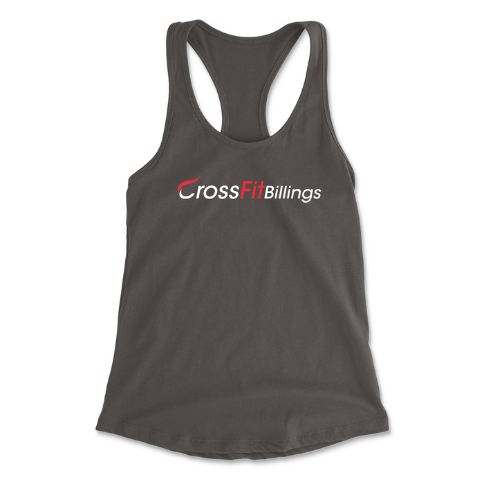 CrossFit Billings Standard (White) Womens - Tank Top