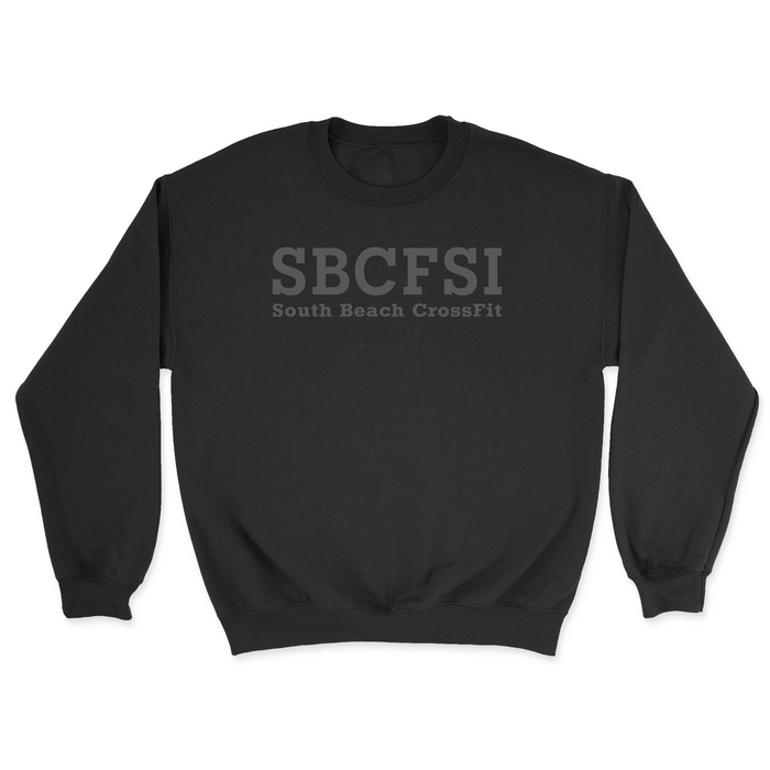 South Beach CrossFit SI SBCFSI (Gray) Mens - Midweight Sweatshirt