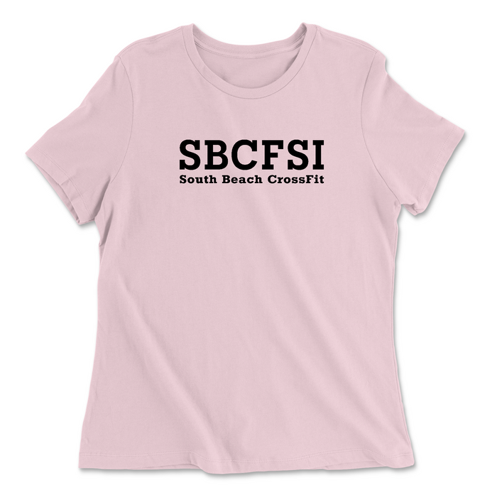 South Beach CrossFit SI SBCFSI Womens - Relaxed Jersey T-Shirt