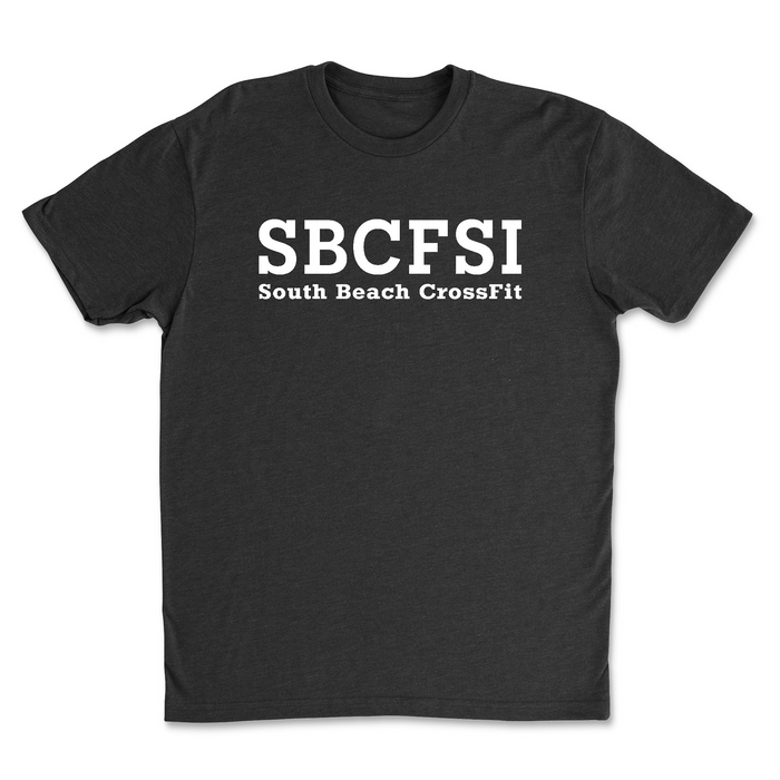 South Beach CrossFit SI SBCFSI (White) Mens - T-Shirt