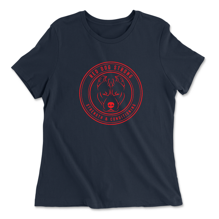 Red Dog CrossFit Red Dog Strong Womens - Relaxed Jersey T-Shirt
