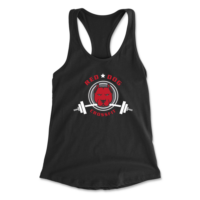 Red Dog CrossFit Standard (Red) Womens - Tank Top