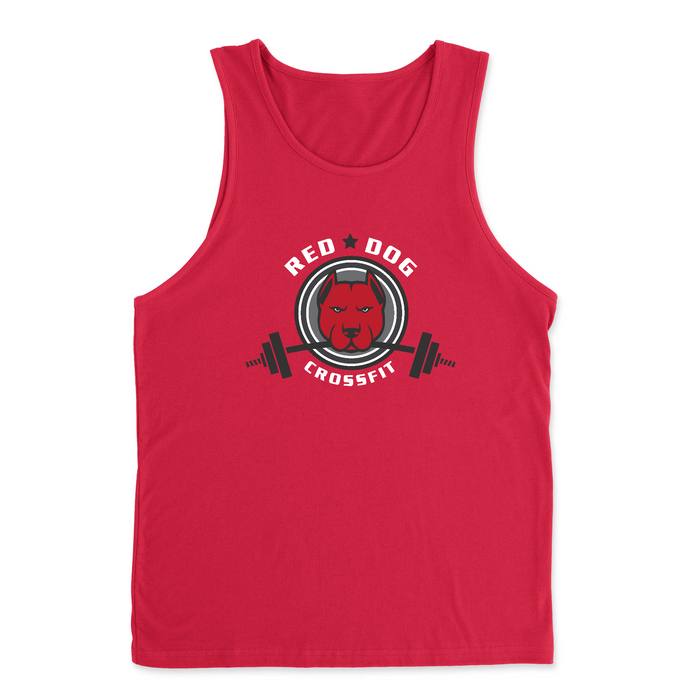 Red Dog CrossFit Standard (White) Mens - Tank Top