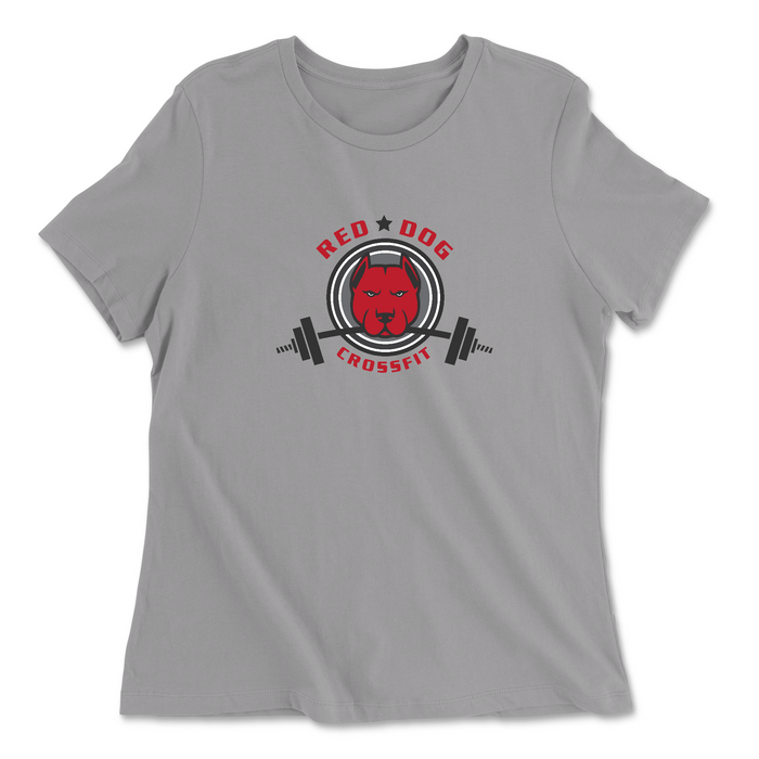 Red Dog CrossFit Standard (Black) Womens - Relaxed Jersey T-Shirt